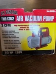 Us General Stage Cfm Air Vacuum Pump 120V 1/3 Hp 66466 New. Fixed Price $59.00.
