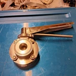 Stainless Steel Sanitary Butterfly Valve Waukesha Cherry-burrell. Fixed Price $95.00.