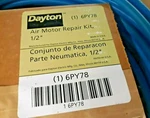 Dayton 6PY78 Motor Repair Kit 1/2" For Pumps 6PY34 6PY39 6PY42 6PY49 6PY51. Fixed Price $129.50.