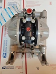 New Ingersoll Rand Pneumatic Poly Ptfe Double Diaphragm Pump 666053-344. Fixed Price $400.00.