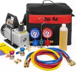 Xtremepowerus 3CFM 1/4 Hp Vacuum Pump Hvac Refrigeration Manifold Gauge Set. Fixed Price $119.95.