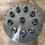 Mdc Vacuum 10" Conflat Multi - 10X Of 4 Conductor Feedthroughs Uhv. Fixed Price $1100.00.