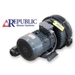 Used 16.9HP Republic Blower Systems Regenerative Model Hrb 1102. Fixed Price $3608.00.