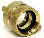 Nni 1-1/2" Nst X (nh) Fire Hose Double Female Brass Swivel Adapter. Fixed Price $59.95.