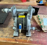Dayton 3HJW7 Double Diaphragm Pump, Aluminum, Air Operated, Santoprene, 12 Gpm. Fixed Price $246.00.