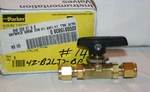 1/4" Tube Instrumentation Ball Valve Brass Parker 4Z-B2LJ2-BP. Fixed Price $22.40.