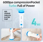 Cordless Electric Vacuum Pump Usb Rechargeable For Storage Compression Bags -usa. Fixed Price $33.33.