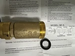 Cash Acme BF-5 Dual 1" X 3/4" Fip Backflow Preventer Check Valve. Fixed Price $25.00.
