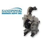 Used 3/4" Warren Rupp Sandpiper Non-metallic Diaphragm Pump S07B1P1PPNS000. Fixed Price $515.00.