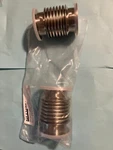 Qty 2 Kurt J. Lesker MH-QF-C04 QF40 KF40 Flanged Flex Hose Bellow 4" Oal. Fixed Price $32.00.