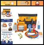 Bacoeng 3.6 Cfm Vacuum Pump And Gauge Set For Mini Split Systems. Fixed Price $186.99.
