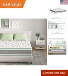 12 Inch Queen Mattress Box - Medium Firm Pillow Top For Pressure Relief. Fixed Price $352.99.