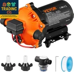 Water Diaphragm Pump, 12V Dc, 5.5 Gpm Flow, 70 Psi Rated Pressure (40-100 Ad. Fixed Price $103.99.