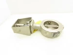 Crane Flowseal 04-1WA-22DRTG-BOJ Stainless Butterfly Valve 4" Wafer Style 150#. Fixed Price $382.49.