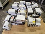 Lot Of Seven (7) Leybold D8B Rotary Vane Vacuum Pump W/ AR4-8 Oil Separators. Fixed Price $4200.00.