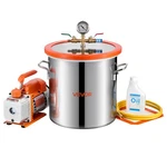 Vevor Gallon Vacuum Chamber With Pump 3.5 Cfm Single Stage Degassing. Fixed Price $140.99.