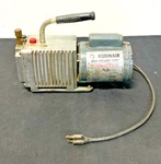 Robinair Model 15102-B High Vacuum Pump Motor 115V 60HZ 6.2A Cfm 43E. Fixed Price $150.00.