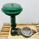 Fisher Butterfly Valve 12" 150# 8510 Stainless Steel With 1052 Size 60 Actuator. Fixed Price $5165.00.