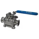 Vne EG90CC-64.0 4" Clamp Stainless Steel Sanitary Ball Valve 2-WAY. Fixed Price $1332.99.