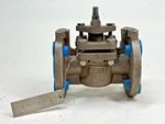 Durco G411 Sleeveline CF8M Stainless Full Port Plug Valve 3/4" Class 150 Flanged. Fixed Price $161.73.