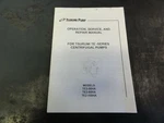 Tsurumi Pump TE3-50HA TE3-80HA TE2-100HA Te-series Centrifugal Manual. Fixed Price $30.00.