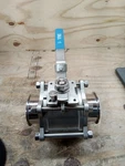 Vne EG90CC-64.0 4" Clamp 316SS 600 Wog Sanitary Ball Valve Nos Box. Fixed Price $650.00.