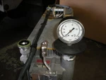 Alcatel ACP28GLD Vacuum Pump - Powers Up And Pulls As Shown. Fixed Price $1599.00.