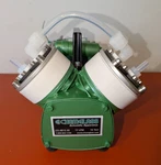 Chemglass CG-4812-30 17LPM 10 Torr Two Head Ptfe Diaphragm Vacuum Pump / Tested. Fixed Price $616.50.