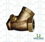 1" Bronze 200 Threaded Y-pattern Swing Check Valve Powell FIG.560. Fixed Price $84.99.