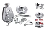 Bestparts Chrome Power Steering Pump And Bracket Pulley Kit Compatible. Fixed Price $221.69.