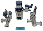 Mdc High Vacuum Angle Valve Lot Of KIV-150-P KAV-100M-P-1034 321053 (10985). Fixed Price $757.62.