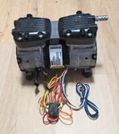 Gast Rocking Piston Twin Oil-less Pump 87R655-V114-N470X. Fixed Price $344.95.