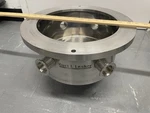 13" Od Ss Feedthrough Collar Kurt Lesker KF40 And Iso-k 100. Fixed Price $600.00.