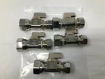 5-LSP Quarter Turn Ball Valves W/straight Stop Lot Of. Fixed Price $39.65.