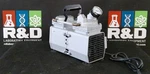 Gast DAA-V715-EB High-capacity Vacuum Pump, With Gauge, Regulator, Relief. Fixed Price $590.00.