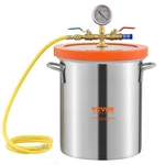 3 Gallon Vacuum Chamber, Upgraded Tempered Glass Lid Degassing. Fixed Price $90.45.