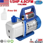 1 Single Stage Air Vacuum Pump Hvac Refrigeration Conditioning Rotary Vane. Fixed Price $59.99.
