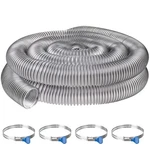 2.5 Inch Clear Pvc Dust Collection Hose 20FT Flexible Fume Vacuum Tube. Fixed Price $53.66.