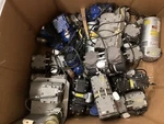 21 Thomas, Gast, Fasco Vacuum Pumps, One Lot. Fixed Price $500.00.