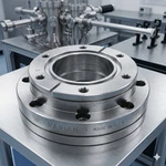 Varian DN50-DN40 Conflat Line Reducer 304SS 3.38" To 2.75" Cf. Fixed Price $220.50.