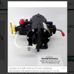 Shurflo Pump High Altitude General Beverage 3/8 Barb Elbow Liquid Inlet 1/4 Ss. Fixed Price $76.76.