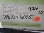 26328-KA01-0001 Vat, Hv Angle Valve Dn 25 1" Amat # 3870-50035. Fixed Price $450.00.