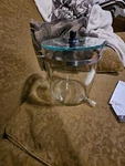 Vintage 6945 Corning Pyrex Borosilicate Glass 8.75 10 Bubble Creases Port. Fixed Price $584.99.