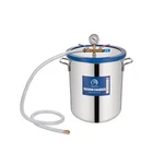 Pbautos 9 Gallon Vacuum Chamber Stainless Steel, Tempered Glass Lid Pressur.... Fixed Price $251.19.