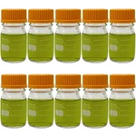 Pyrex 100ML Round Media Storage Bottles, With GL45 Screw Cap, 10/CS. Fixed Price $127.21.