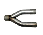 Exhaust Pipe 3.00 Single Inlet To 2.50 Dual Outlets WYP-300250 Steel Wesdon. Fixed Price $47.50.