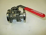 New Flo-tight 1" Stainless Steel Ball Valve CF8M Class #F150 Flanged. Fixed Price $67.48.