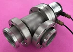 High Vacuum Apparatus 165-0150-2 Pneumatic Right Angle Valve Conflat Flange. Fixed Price $120.00.