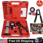 24PCS Hand Held Vacuum Pressure Pump Brake Clutch Fluid Bleeder Tool Kit Set. Fixed Price $27.99.