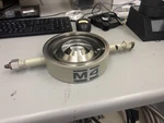 M4 Varian Vacuum Diffusion Pump Cold Trap Water-cooled Baffle 6" Flange. Fixed Price $400.00.
